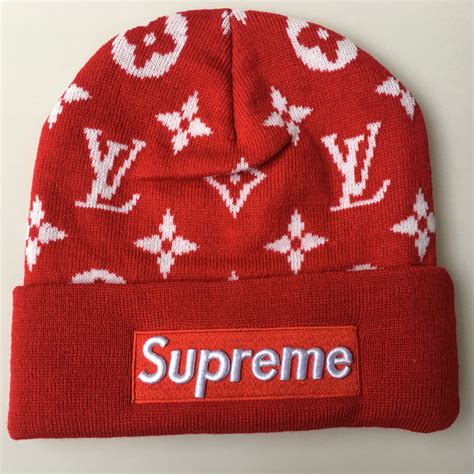 supreme lv hat price|supreme beanie red.